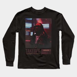 takeoff retro rap Long Sleeve T-Shirt